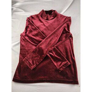 Womens China Wear Pullover Top Red Size Medium